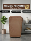 Brown 100% Waterproof Washing Machine Cover (Free Shipping)