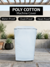 White 100% Waterproof Washing Machine Cover (Free Shipping)